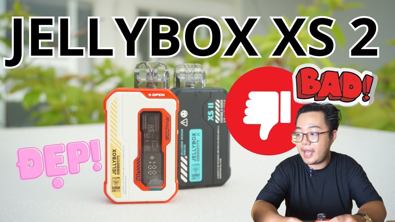 JELLYBOX XS 2  - C&oacute; hơi nhiều lỗi nặng - Si&ecirc;u Thị Pod 24H