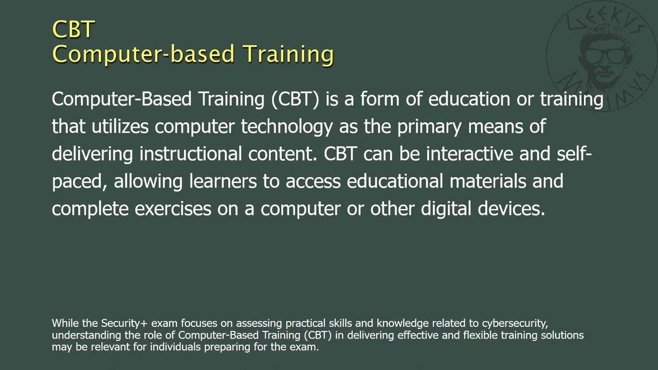 CBT - Computer-based Training