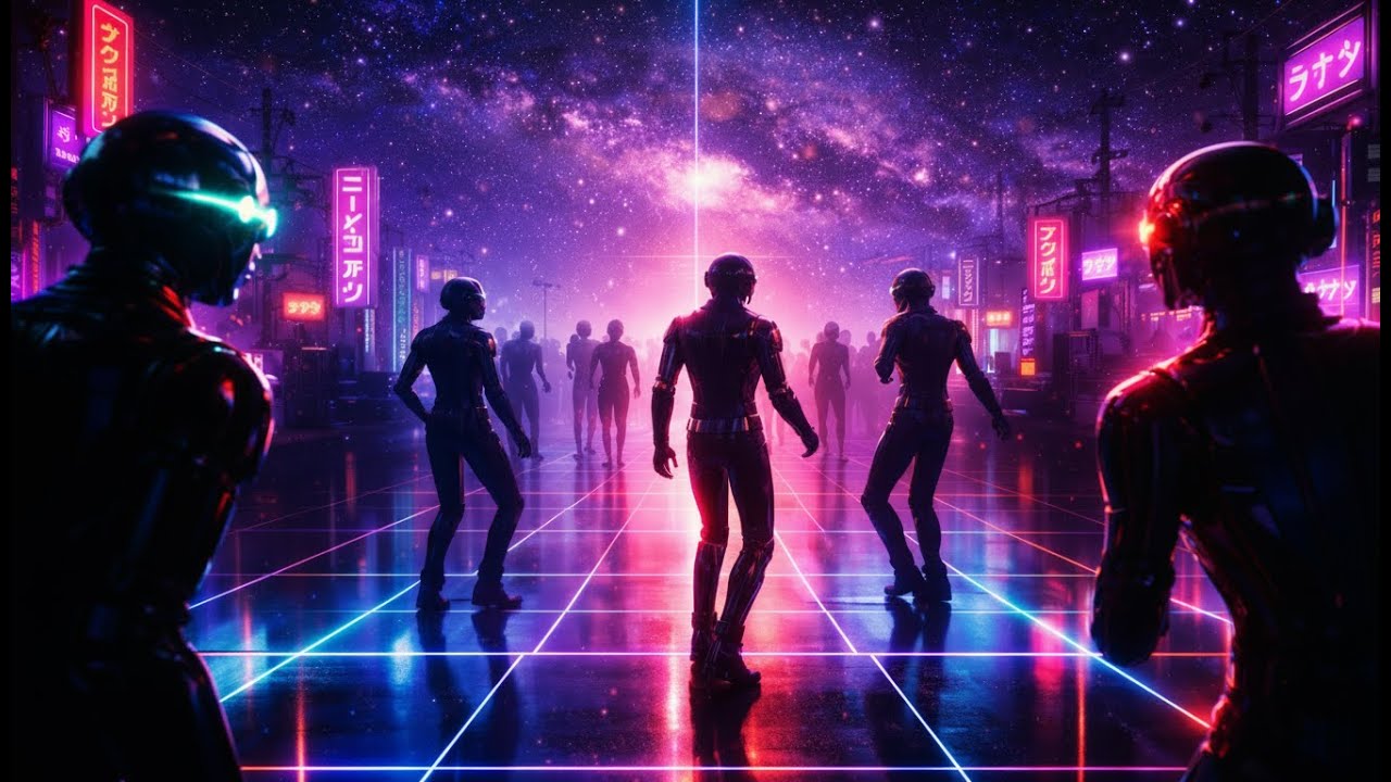Robot Disco Club – Neon Floor Protocol | French Disco Groove • Retro -Future, Dance Playlist