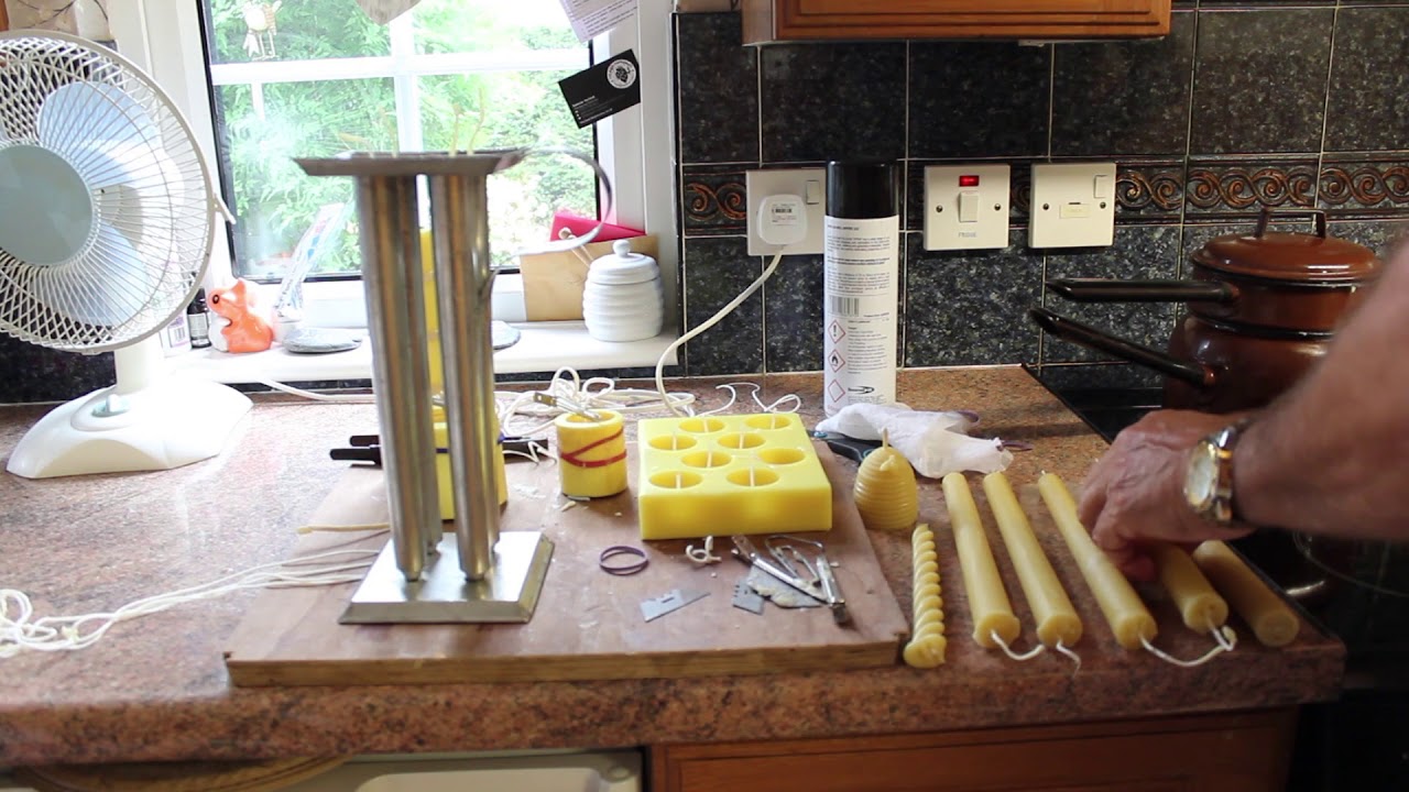 Beekeeping UK How to make bees wax candles