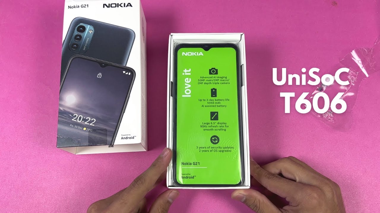 Nokia G21 — распаковка и обзор функций! (Android 11 + UniSoC T606)!