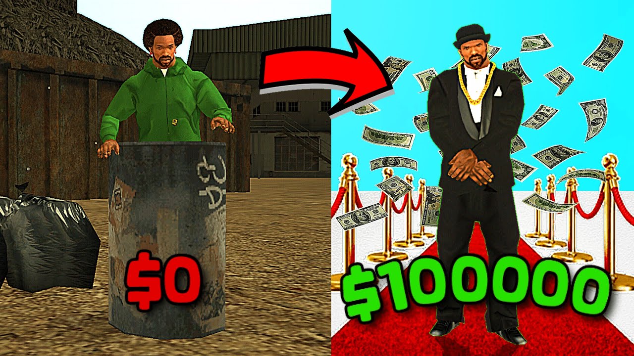 Paso de POBRE a RICO en GTA SA