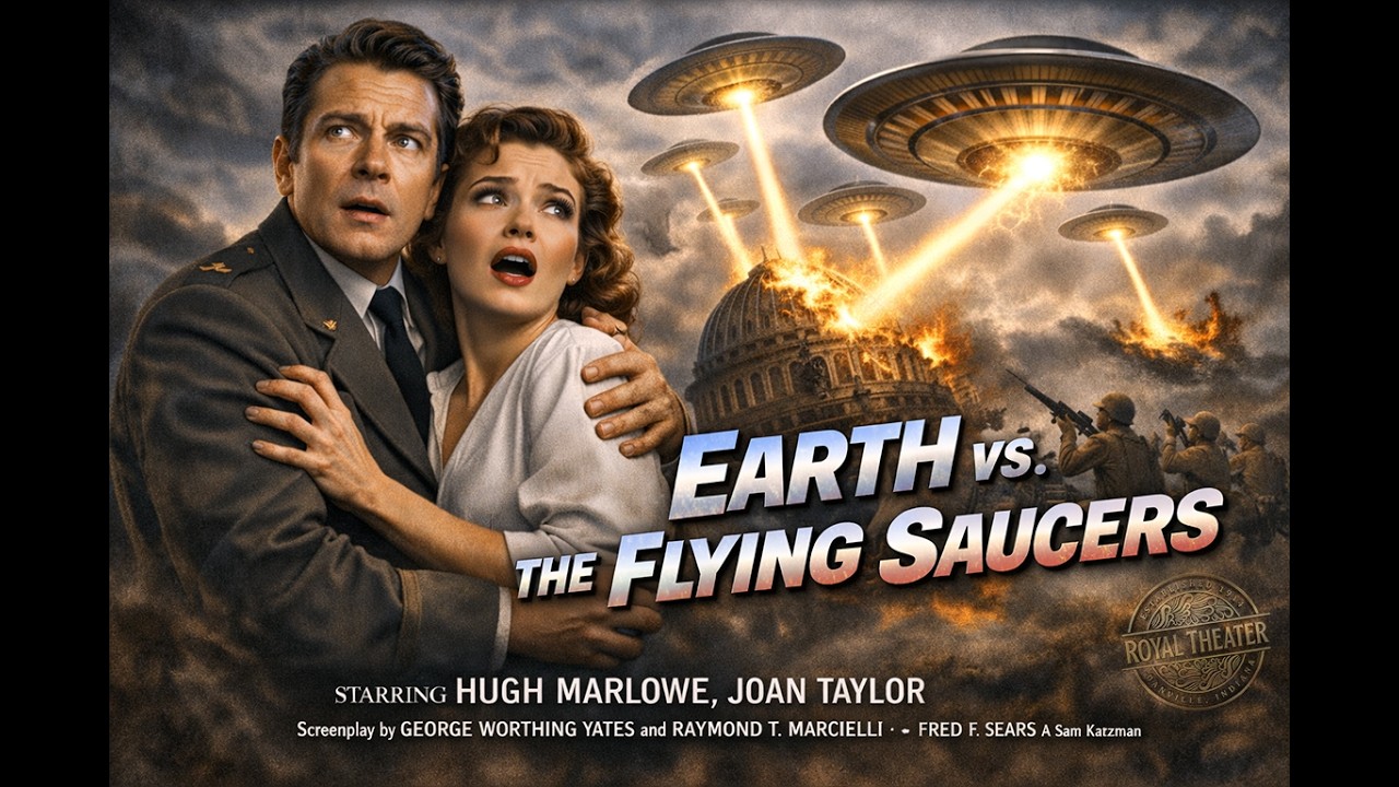 EARTH VS THE FLYING SAUCERS (1956) | 🎬 Full Movie HD