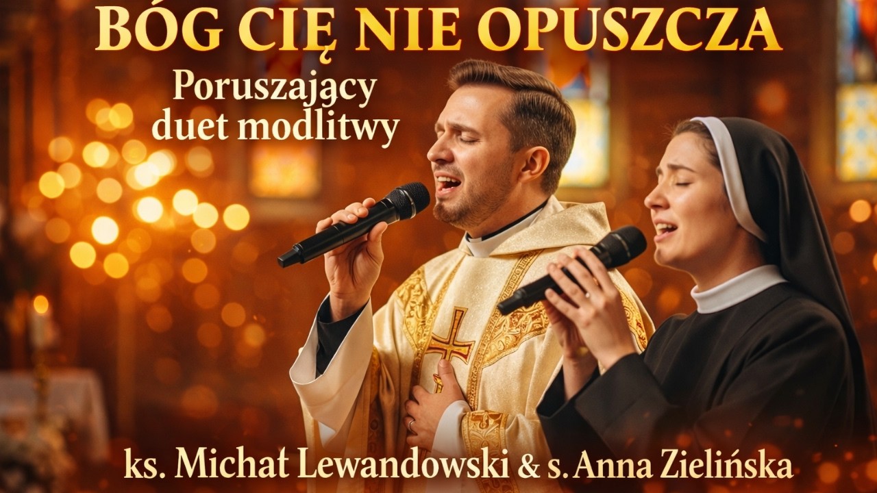 BÓG CIĘ NIE OPUSZCZA | Poruszający Duet Modlitwy – ks. Michał Lewandowski & s. Anna Zielińska