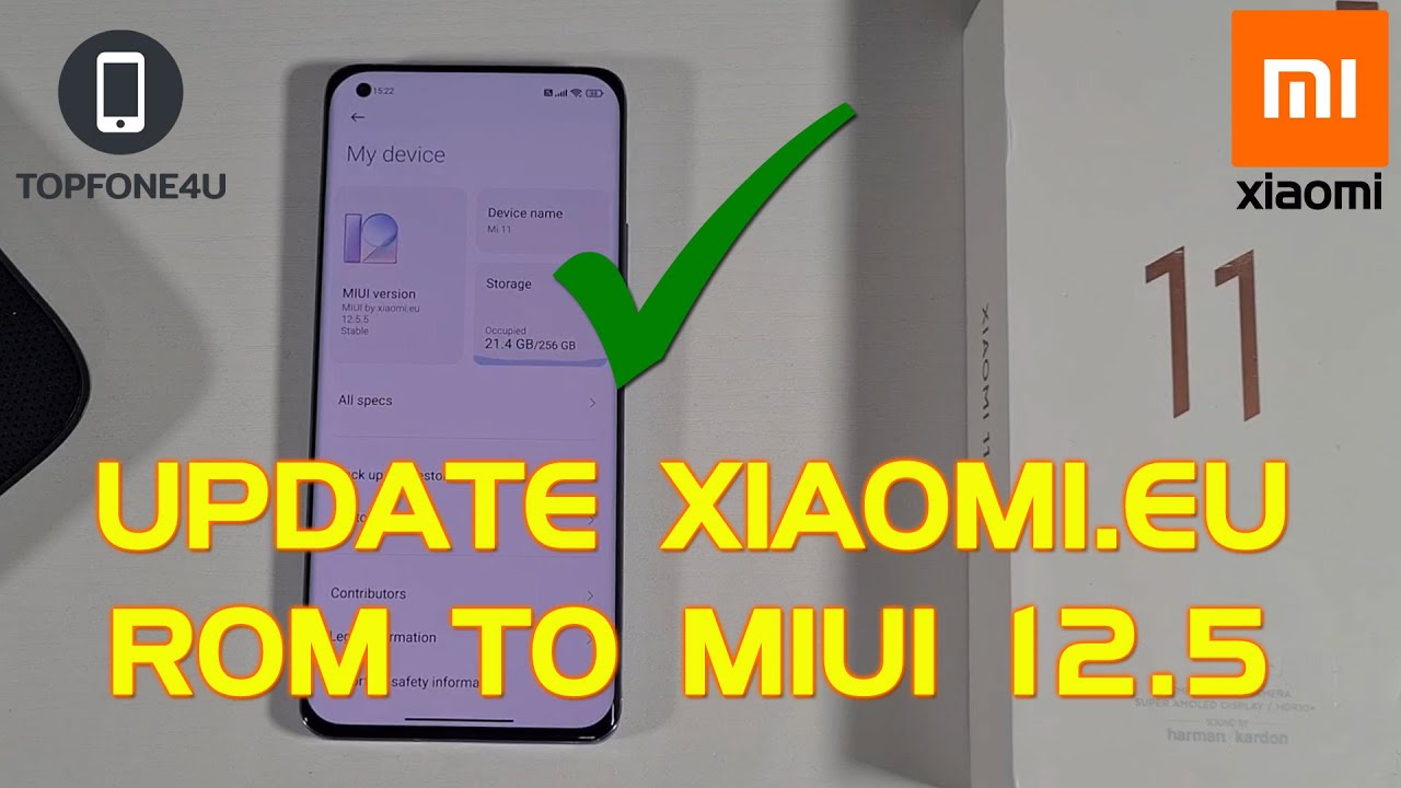 Как обновить глобальную прошивку MIUI 12.5 от XIAOMI.EU на Xiaomi Mi 11 или любом другом устройст...