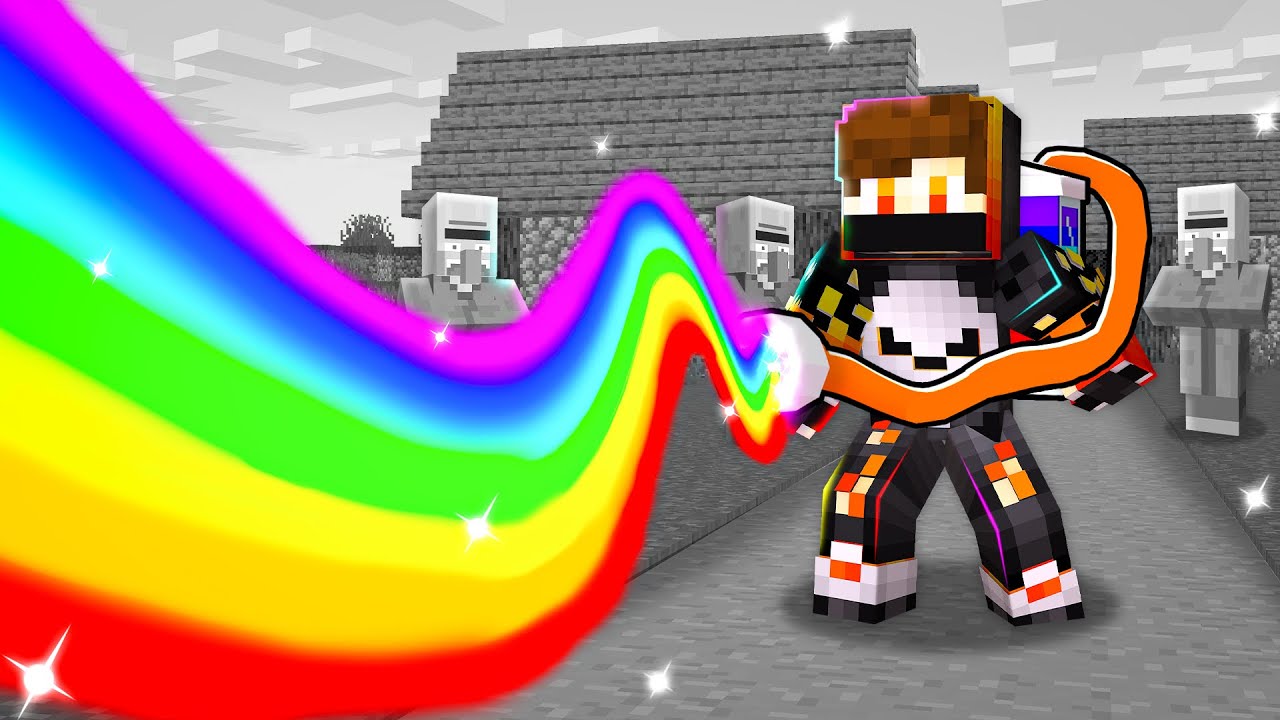 Stealing All Colours In Minecraft….