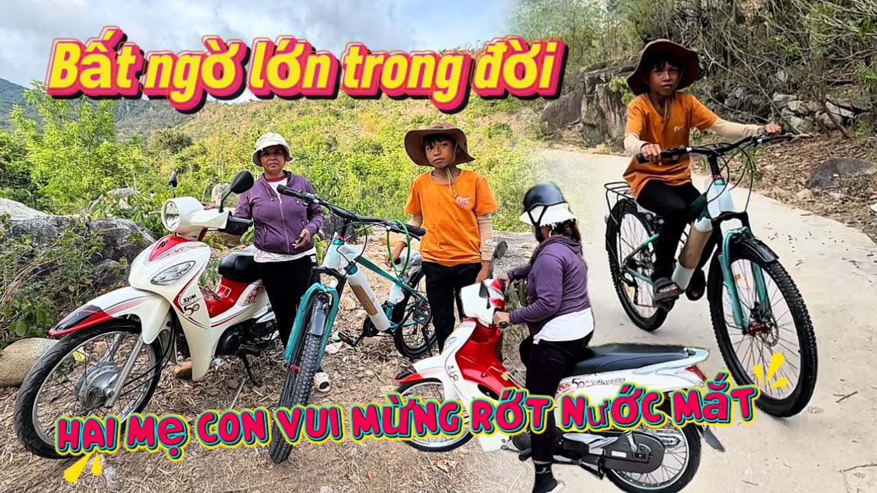 CHỒNG BỎ THEO GÁI“TẶNG CẦN CÂU CƠM”Cho mẹ con ở rừng để mưu sinh || 339