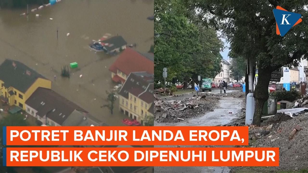 Banjir Melanda Eropa, Republik Ceko Dipenuhi Lumpur