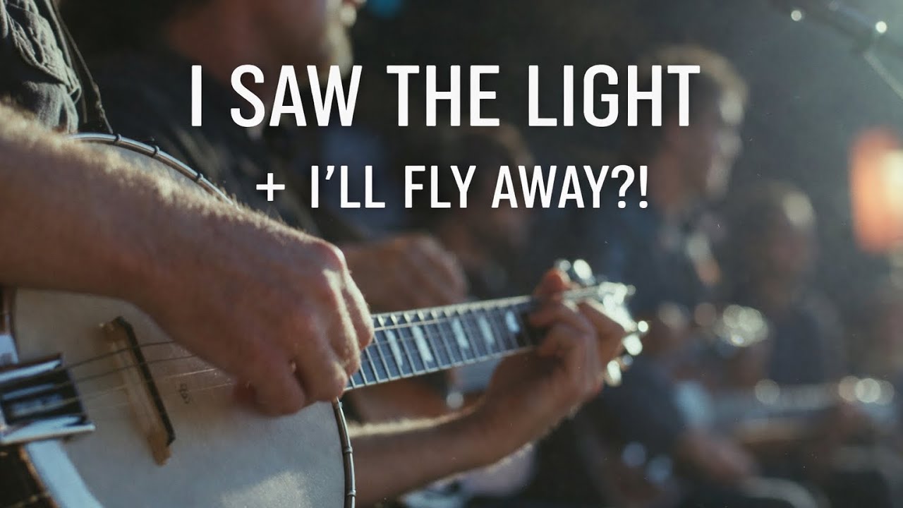 I Saw the Light x I&rsquo;ll Fly Away 🔥 Live Bluegrass Gospel Jam
