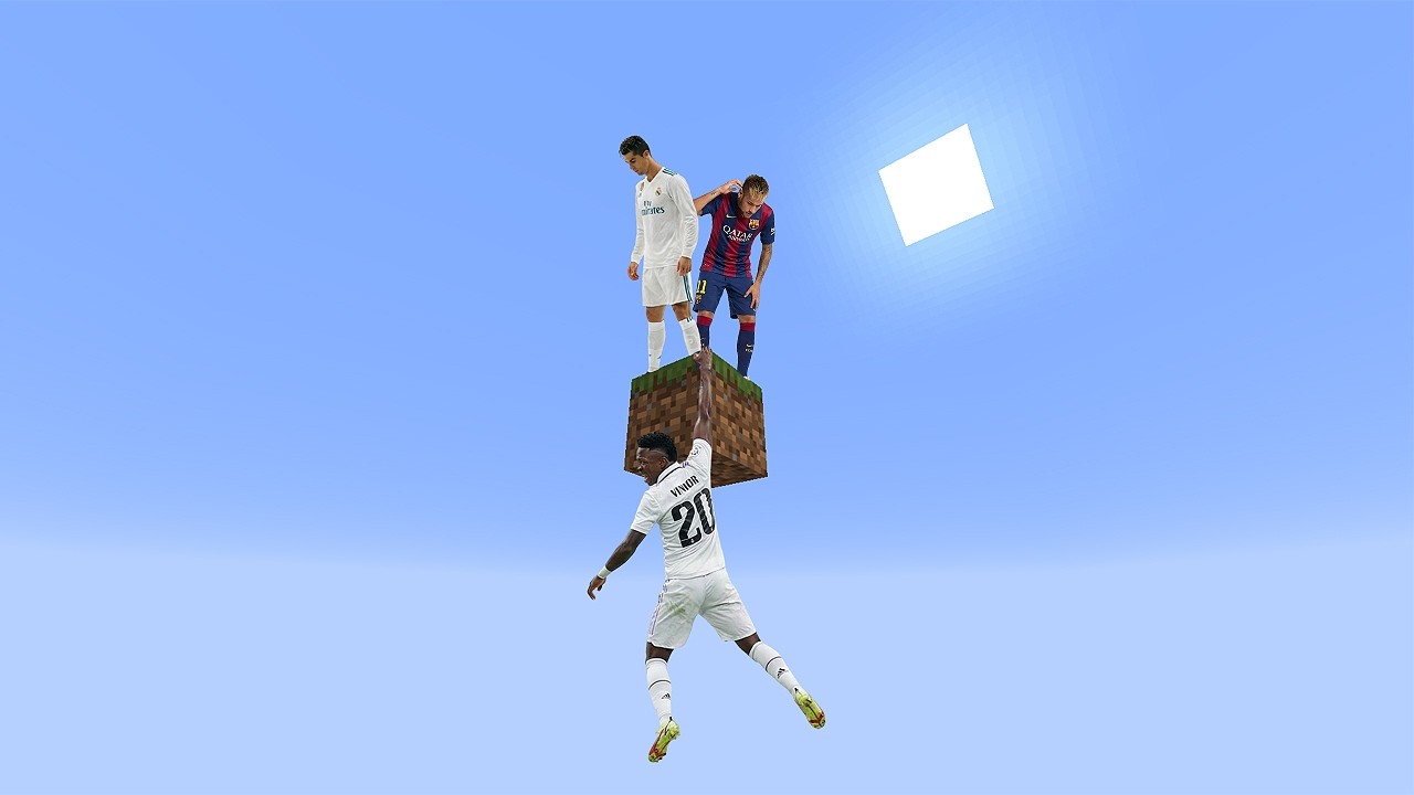 fracassando miser&aacute;velmente no oneblock do minecraft
