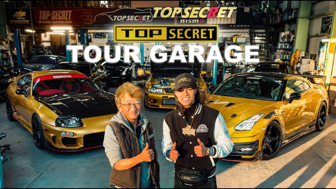 TOP SECRET - EXCLUSIVE TOUR GARAGE CON SMOKY NAGATA ! 💥🛞 #topsecret #nagata #gtr 