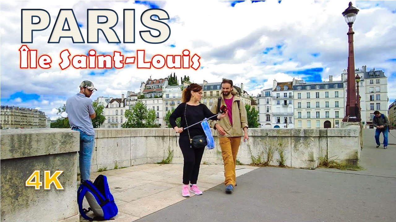 PARIS, FRANCE, Around Île Saint-Louis - Walking tour 2021