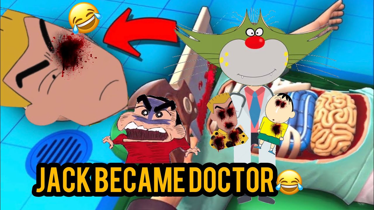 Синчан и Джек стали докторами 😂 | Доктор Кхатарнак 😱 Симулятор хирурга GREEN GAMING TYRO GAMING