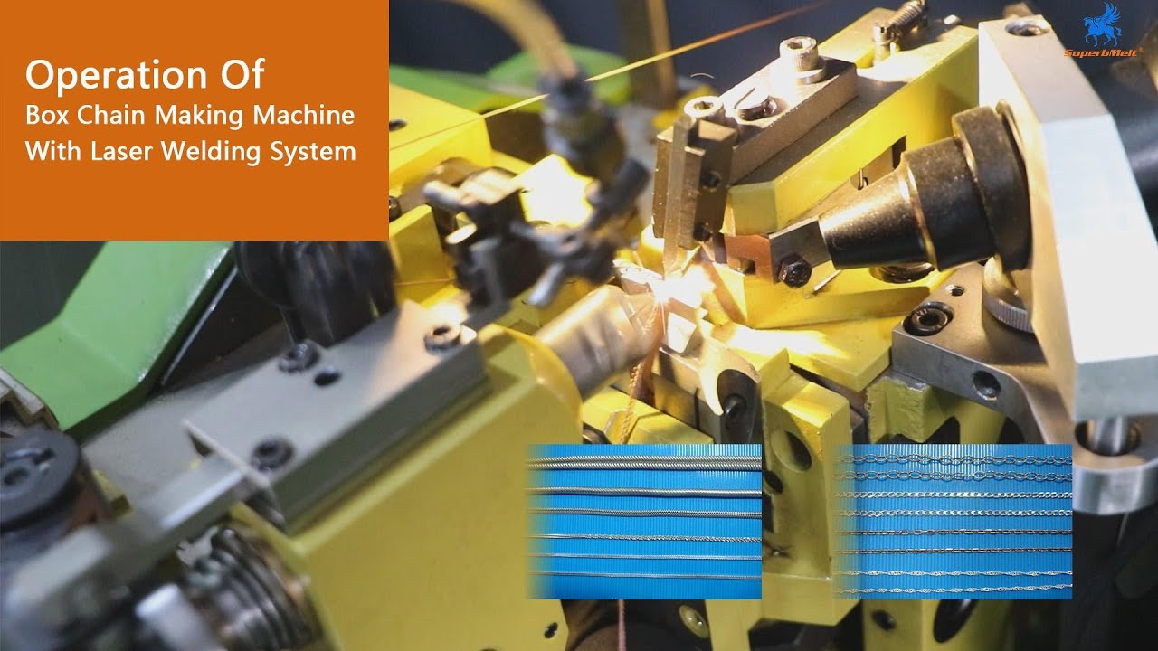 Operration Of Superbmelt Box Chain Making Machine