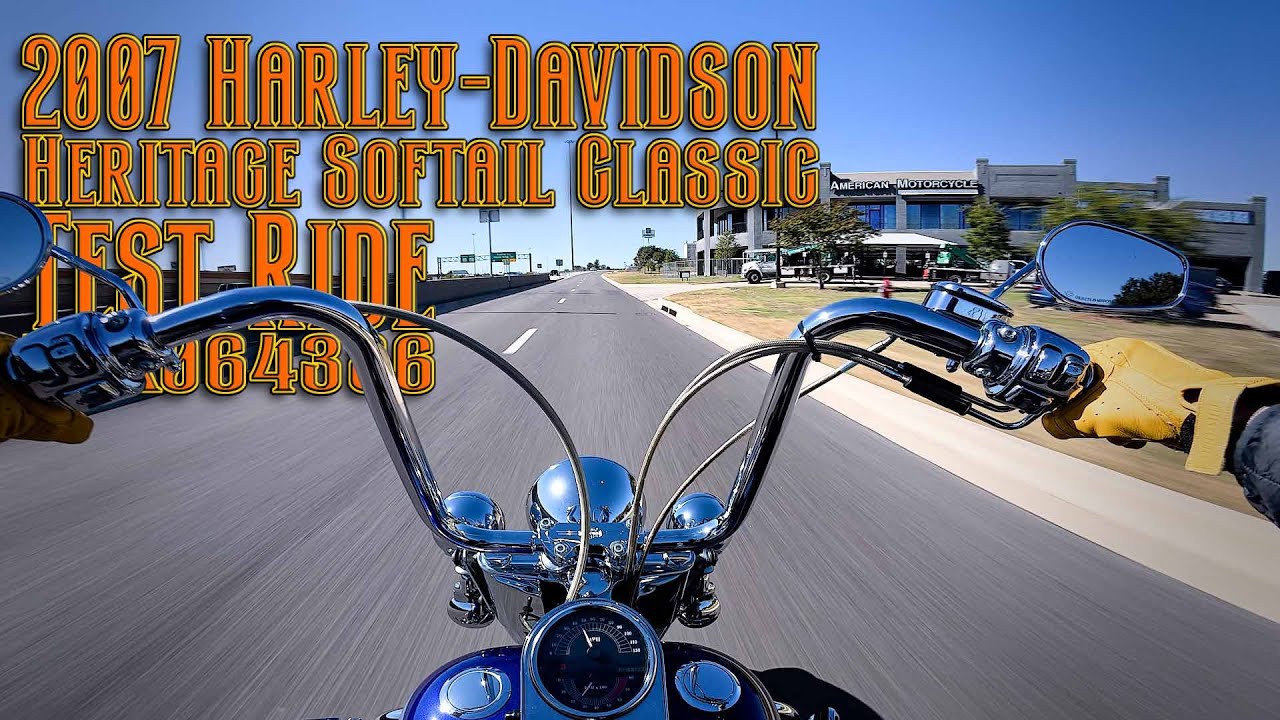 HAR064386 2007 Harley Davidson Heritage Softail Classic Test Ride