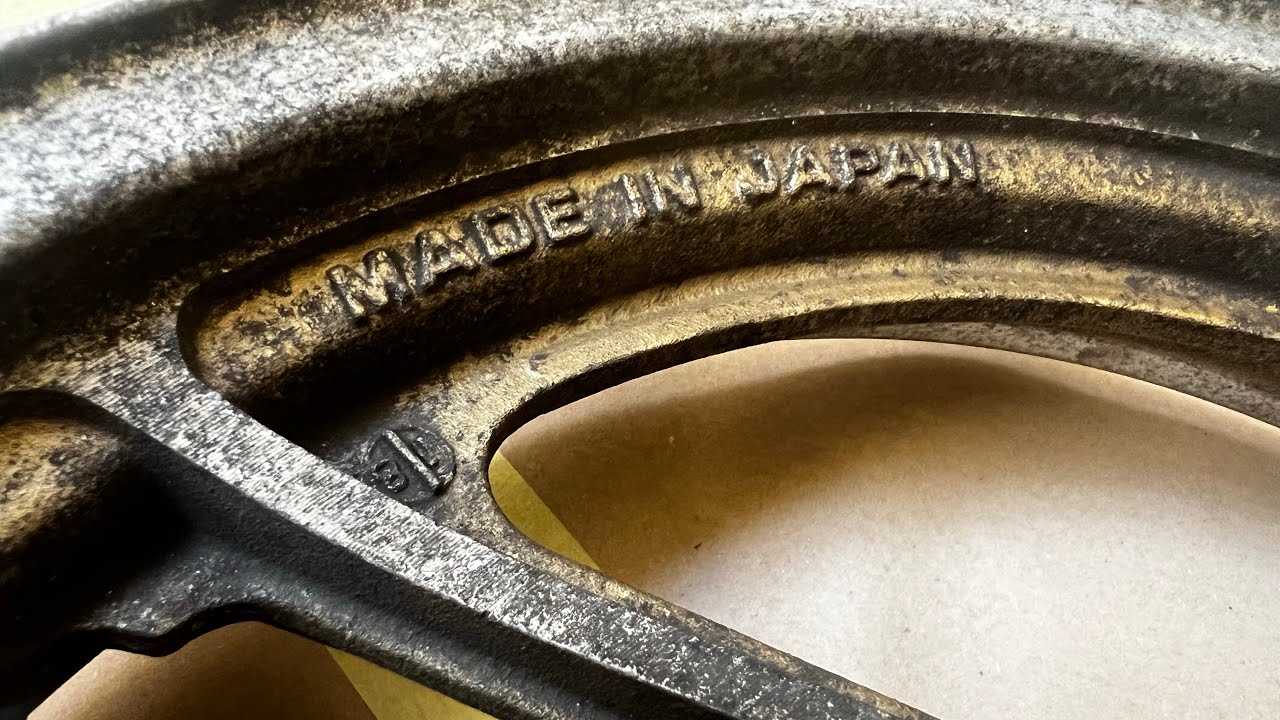 Suzuki katana alloy wheel restoration