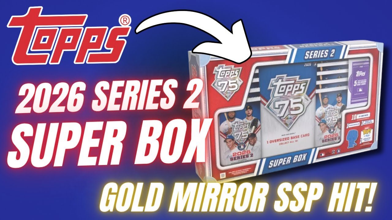 МЫ ЭТО СДЕЛАЛИ! ВЫТАЩИЛИ GOLD MIRROR SSP! 🏆🔥 (Открытие Super Box 2026 Topps Series 2)