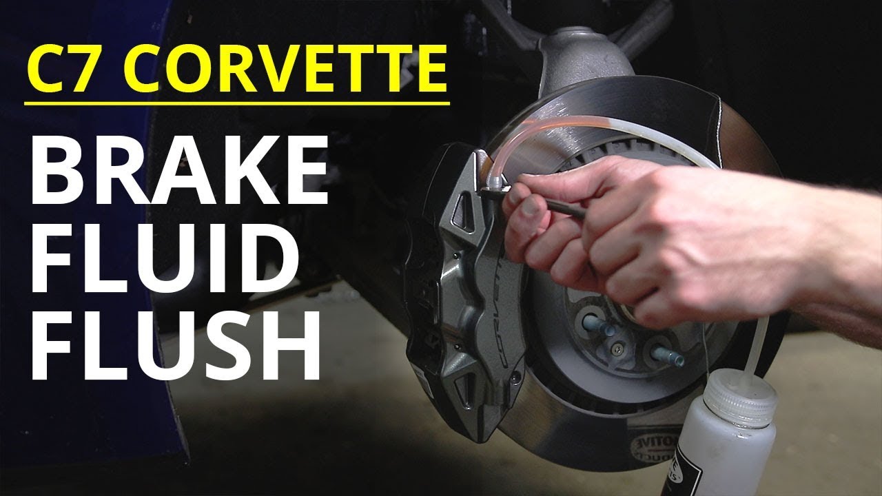 How to Change C7 Corvette Brake Fluid BY YOURSELF 2014  - 2019