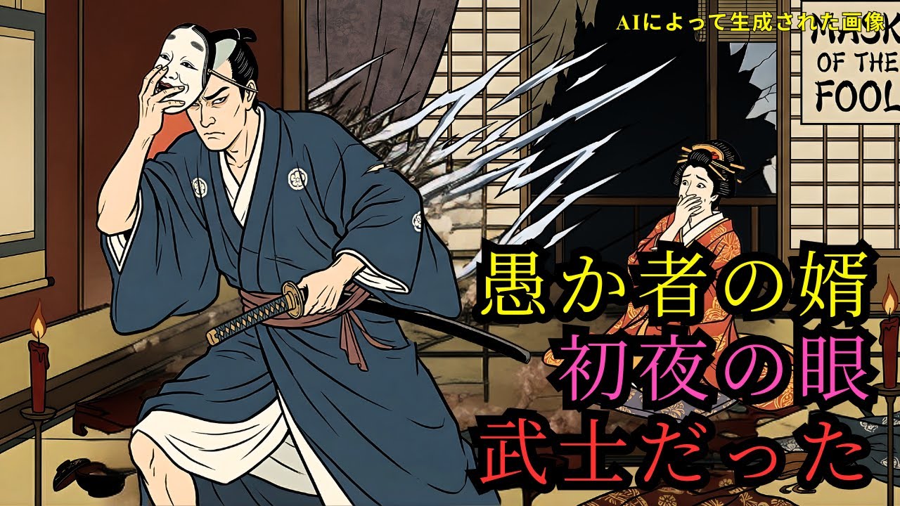 愚か者として嫁がされた男――初夜に現れた武士の眼、十年の芝居が崩れる | 野談 | 伝説 | 昔話 | 説話 | 民話