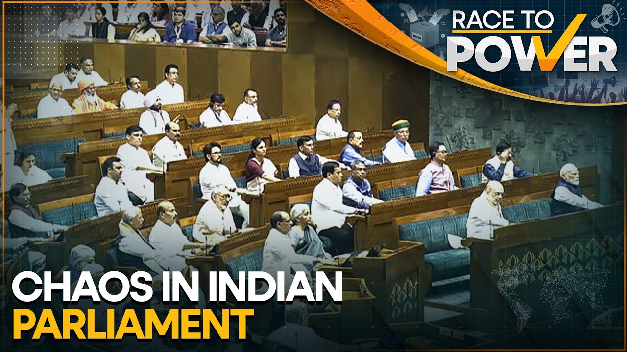 India: Chaos Continues in Indian Parliament on Day Three of Monsoon Session | Race to Power