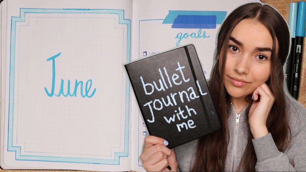my June bullet journal setup || plan with me ✨ 📖