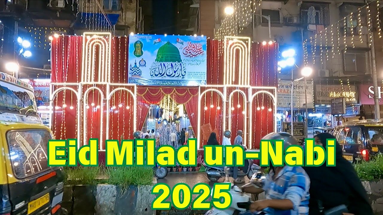 Mumbai #viralvideo | Eid Milad-un Nabi Celebration at Mohammad Ali Market & Bhendi Bazaar | Mumbai.