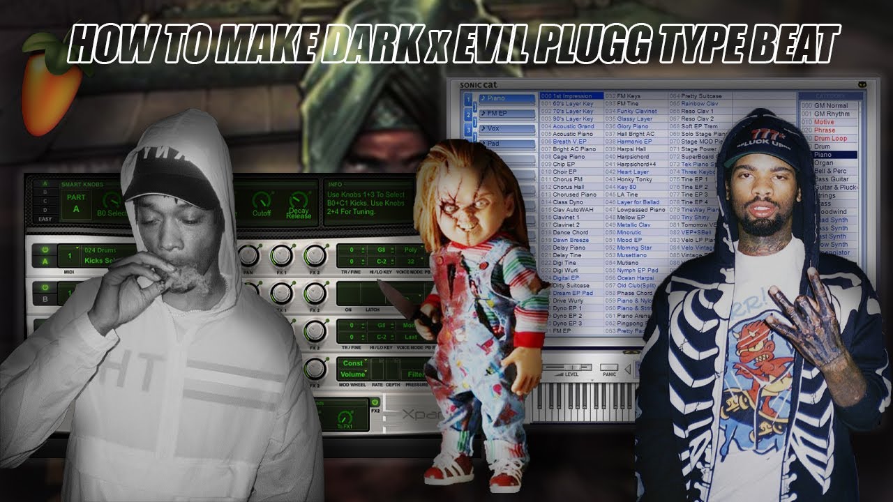 How to make Evil x Dark plugg type beat [SlimeSito x StoopidXool type beat tutorial] | Hugee Boy