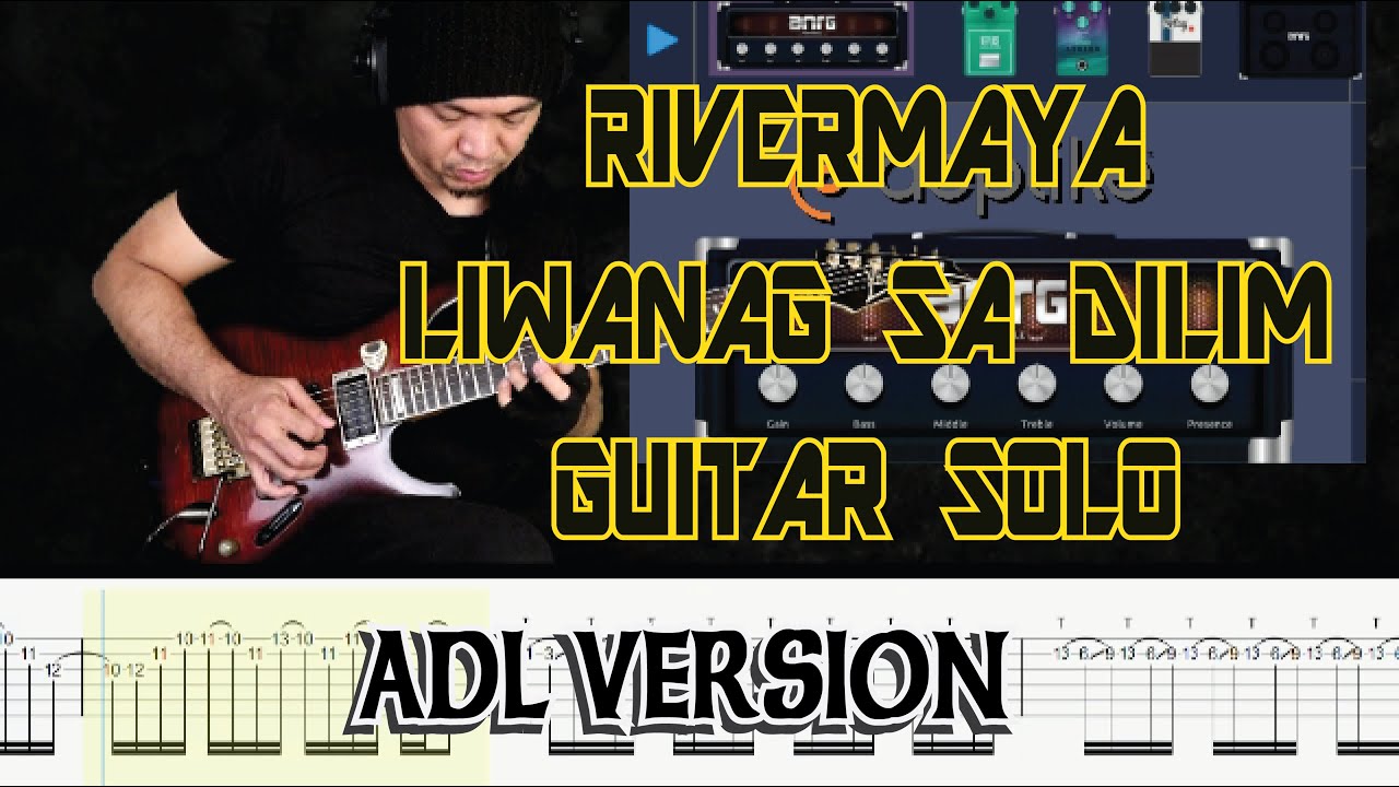 Liwanag Sa Dilim Guitar Tutorial  - Guitar Solo with Tabs ADL Version
