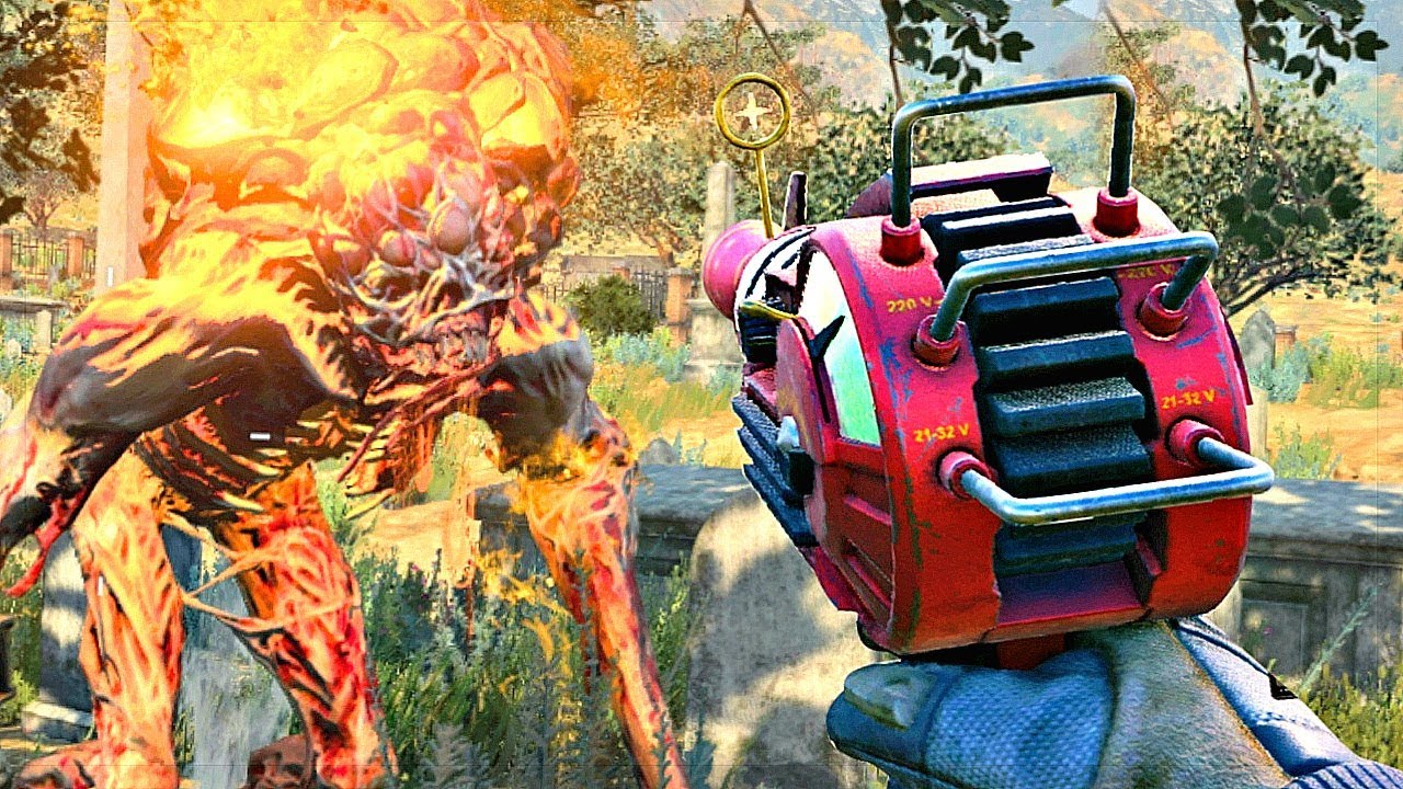 BLACK OPS 4 ZOMBIES BOSS FIGHT IN BLACKOUT DEFEATED! (IX BLIGHTFATHER BOSS)