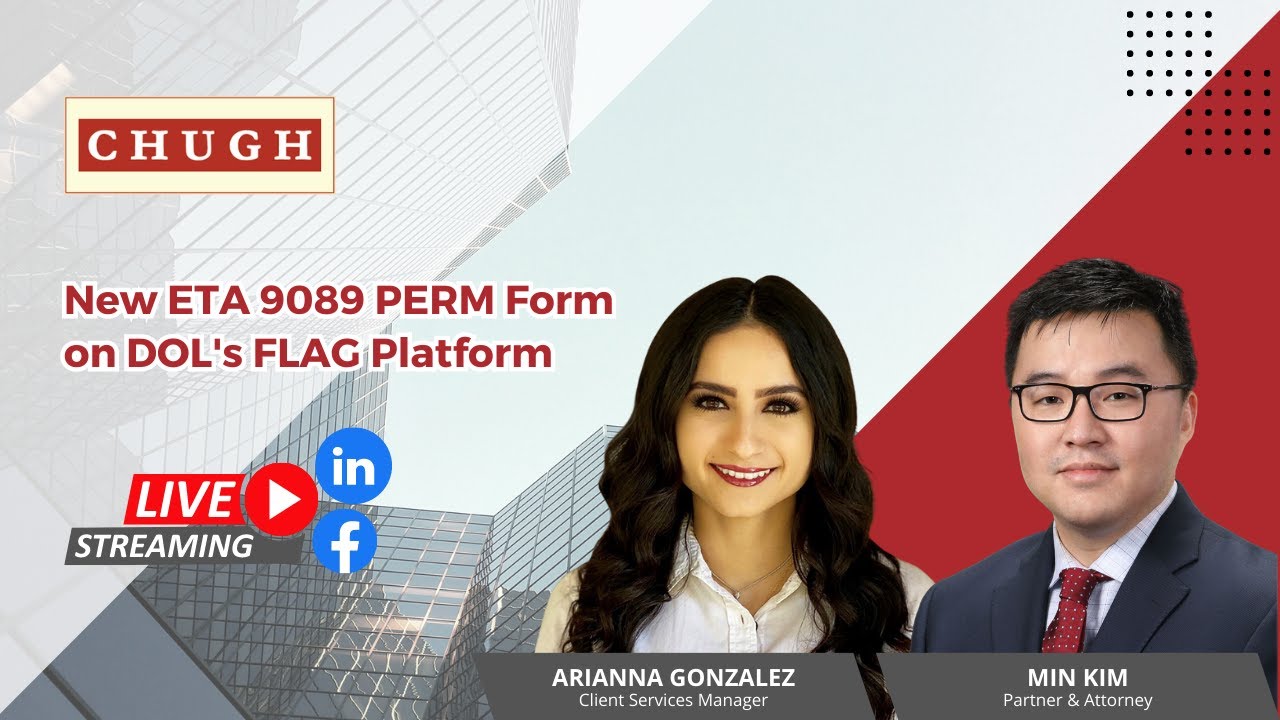 Nowy formularz ETA 9089 PERM na platformie FLAG Departamentu Pracy (DOL)
