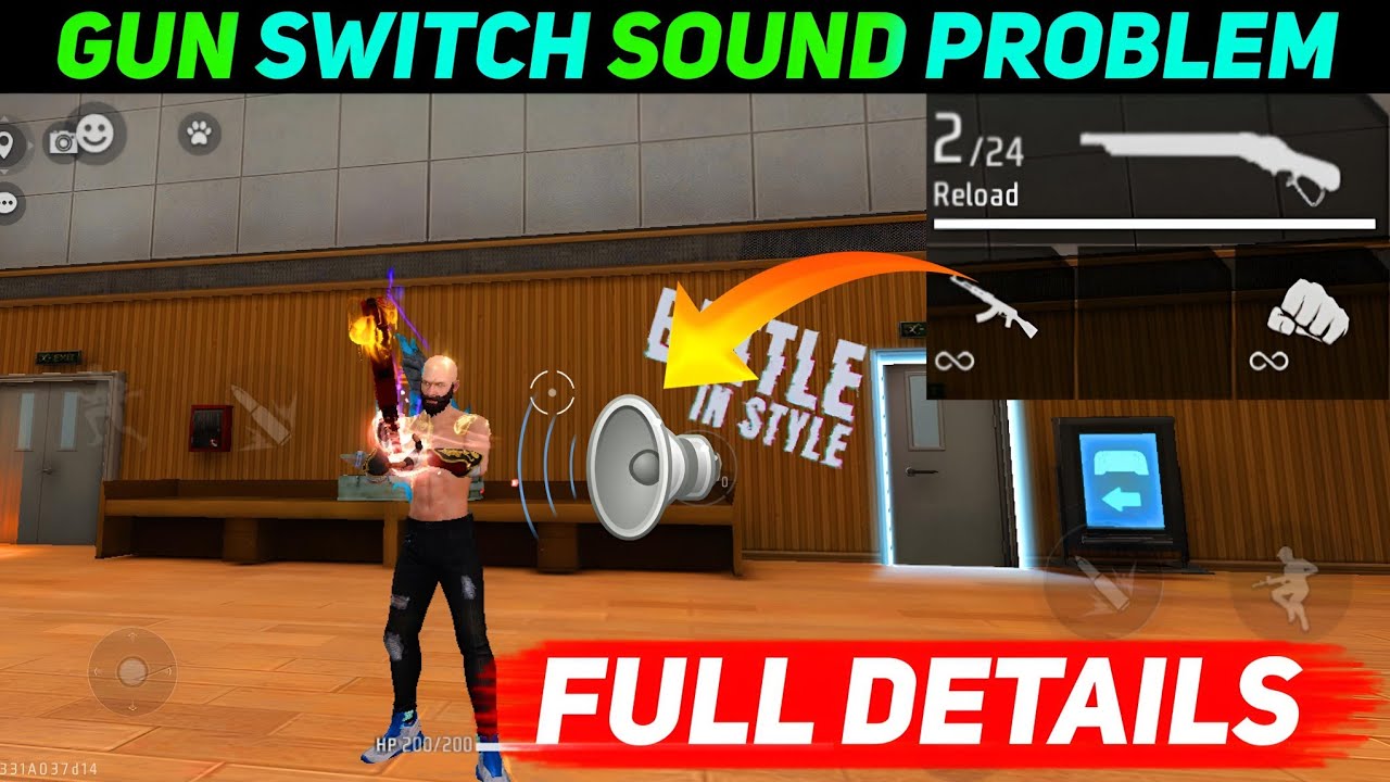GUN SWITCH SOUND PROBLEM IN FREEFIRE|FREEFIRE ME GUN SOUND CHANGE KAISE KRE|FREEFIRE SOUND PROBLEM