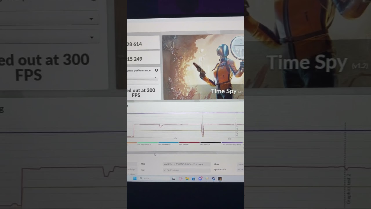 PNY 4080 Super With an Ryzen 7 9800X3D +32GB DDR5 Time Spy Test #nvidia #3dmark #4080super #9800x3d