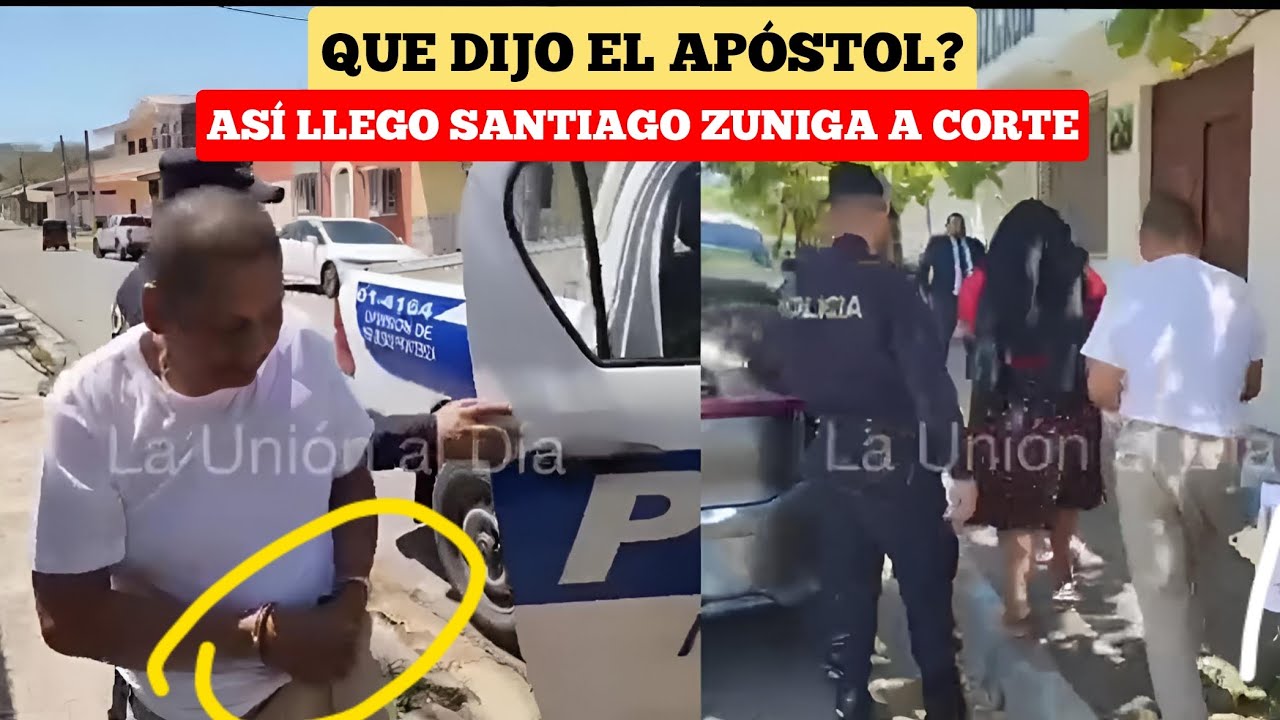 Bombazo Así llegó Santiago zuniga a corte en el salvador