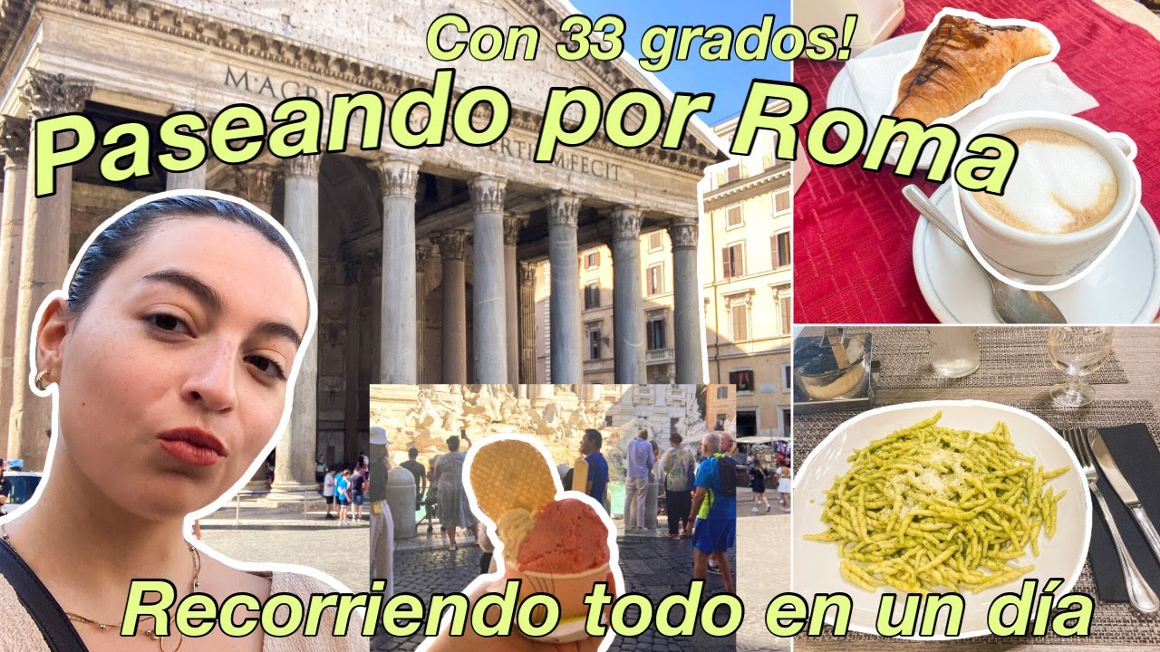 VLOG: VIAJO SOLA A ROMA- RECORRIENDO EN UN DÍA+VUELTA A CHILE