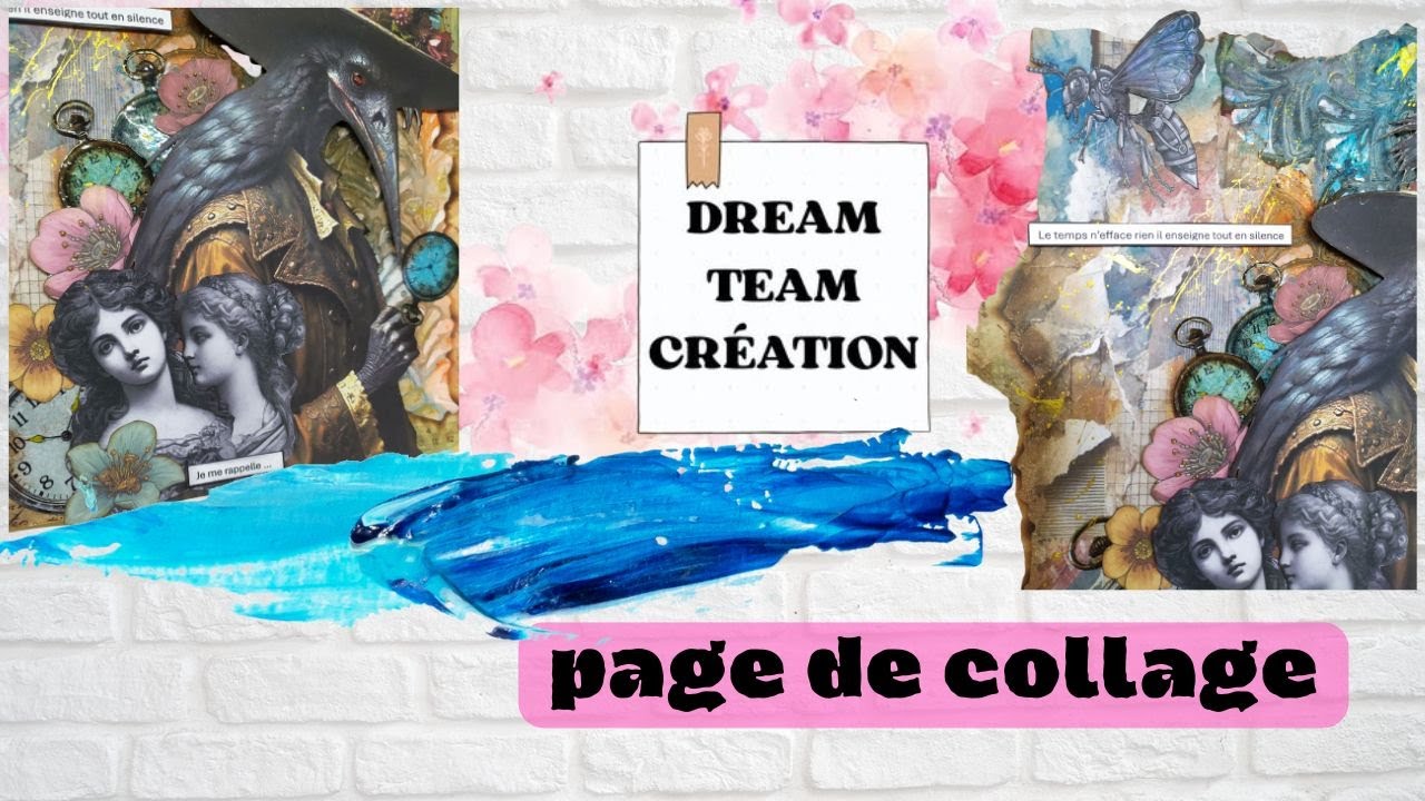 COMMENT IMPRIMER et S'INSPIRER des papiers de la DREAM TEAM CREATION/collage et patouille!!