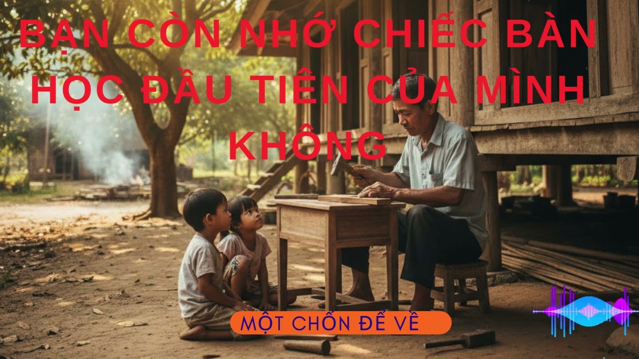 Trưa Hè Nhìn Cha Đóng Bàn Học Từ Gỗ Cũ | Ký Ức Tuổi Thơ Một Chốn Để Về