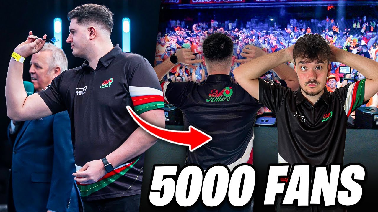 МЫ ИГРАЛИ В ДАРТС перед 5000 фанатов!