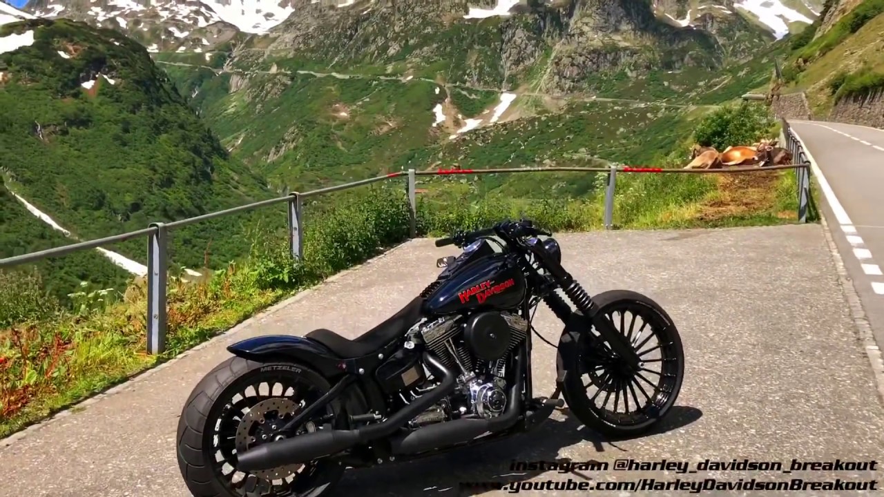 Harley-Davidson FXSB Breakout Rideout (Sustenpass 30.06.18)