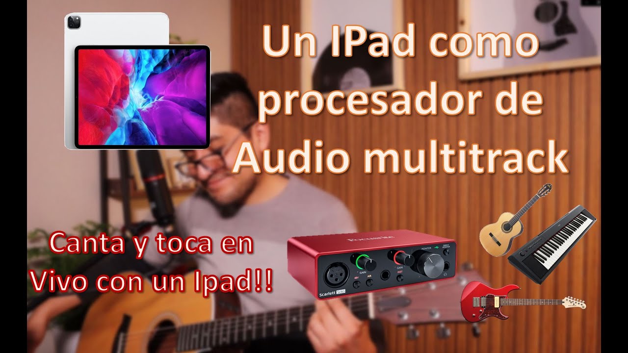 Tocar y Cantar en vivo con un IPad!!