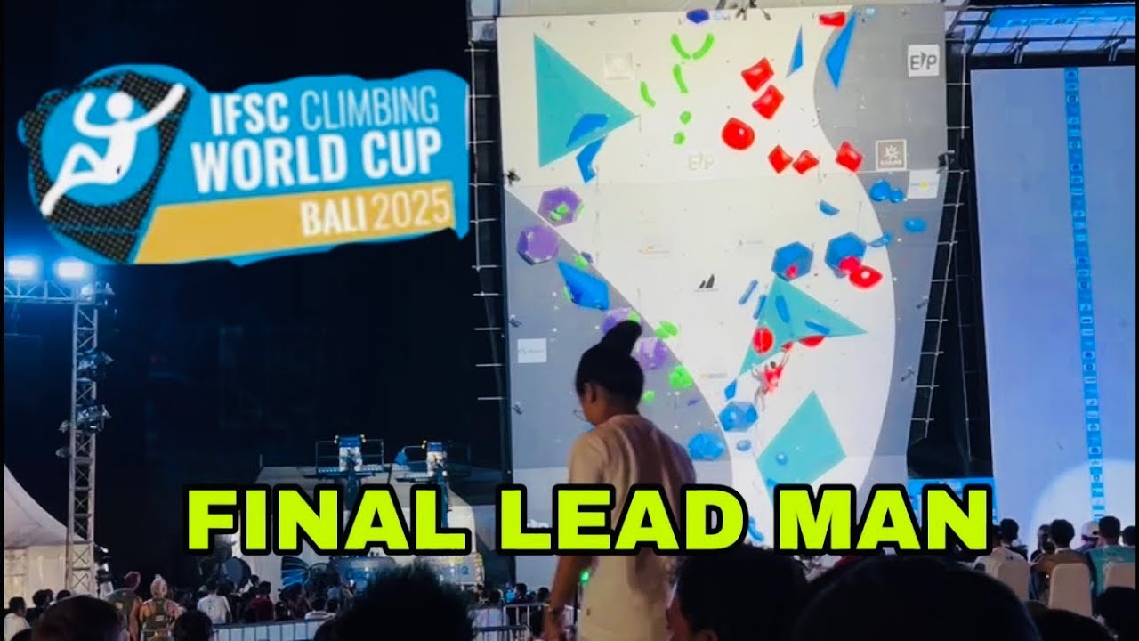 Final Lead Man IFSC Climbing world cup 2025 di Nusa dua bali