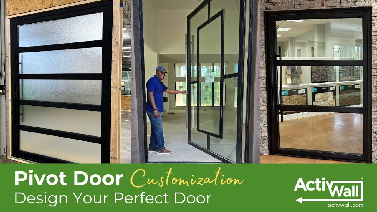 Design Your Dream Pivot Door | ActivWall Custom Pivot Door Walkthrough