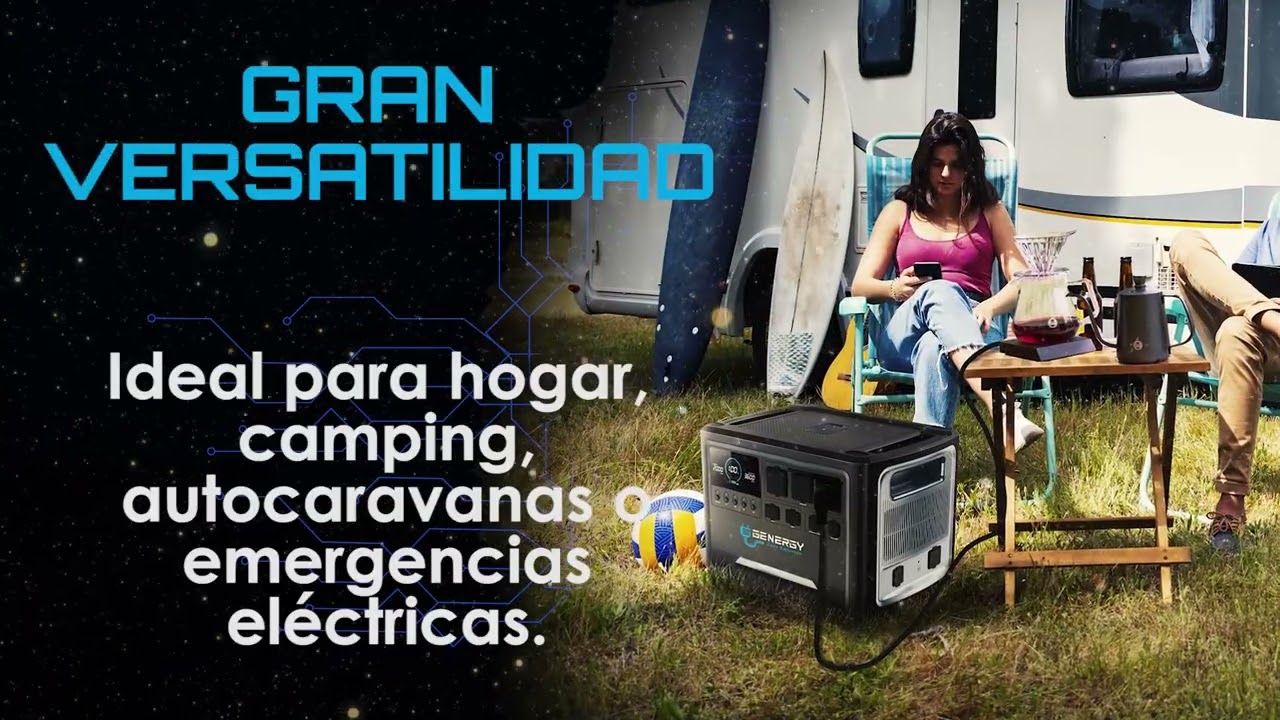 Generador a batería GZE-3040 🔋 Energía sin límites, estés donde estés