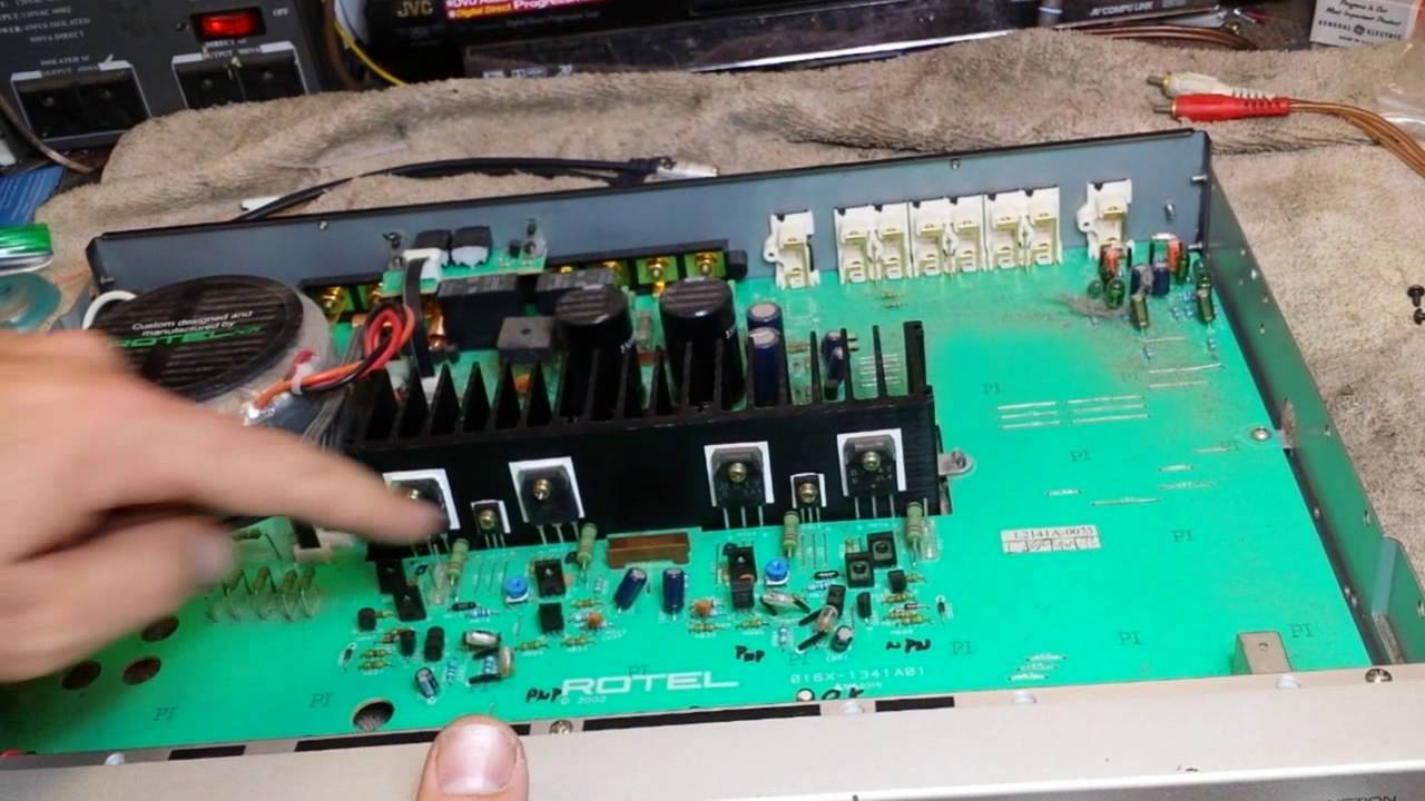 Servicing a Rotel RA-01 Integrated amplifier