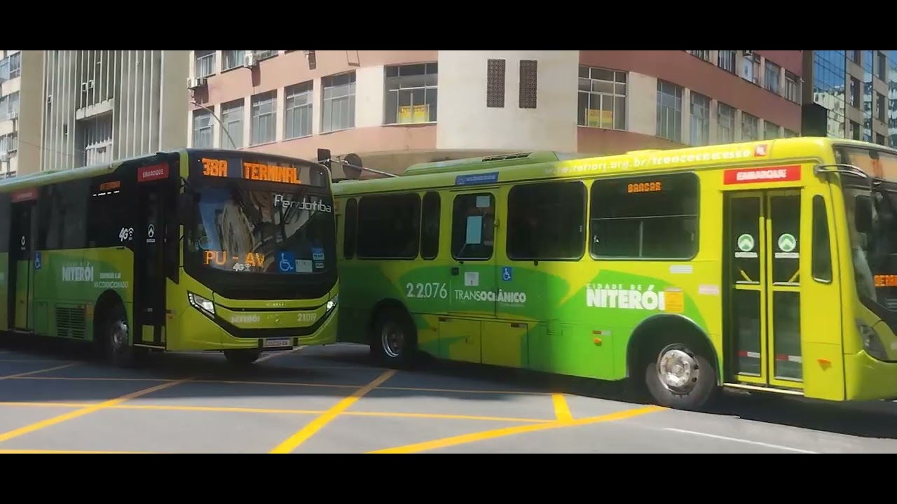 MOVIMENTAÇÃO DE ÔNIBUS NA MARAL PEIXOTO Niterói RJ 