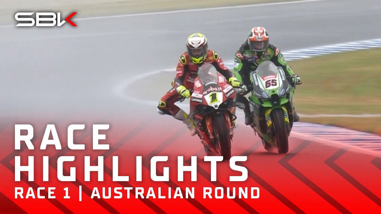 HIGHLIGHTS from a season-opening wet Race 1 at Phillip Island 🌧 | #AUSWorldSBK 🇦🇺