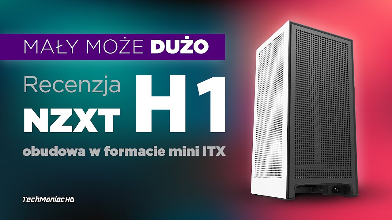 Minimalistyczna obudowa dla gracza NZXT H1 😮 [Mini ITX z chłodzeniem cieczą i 650W zasilaczem] 🆒