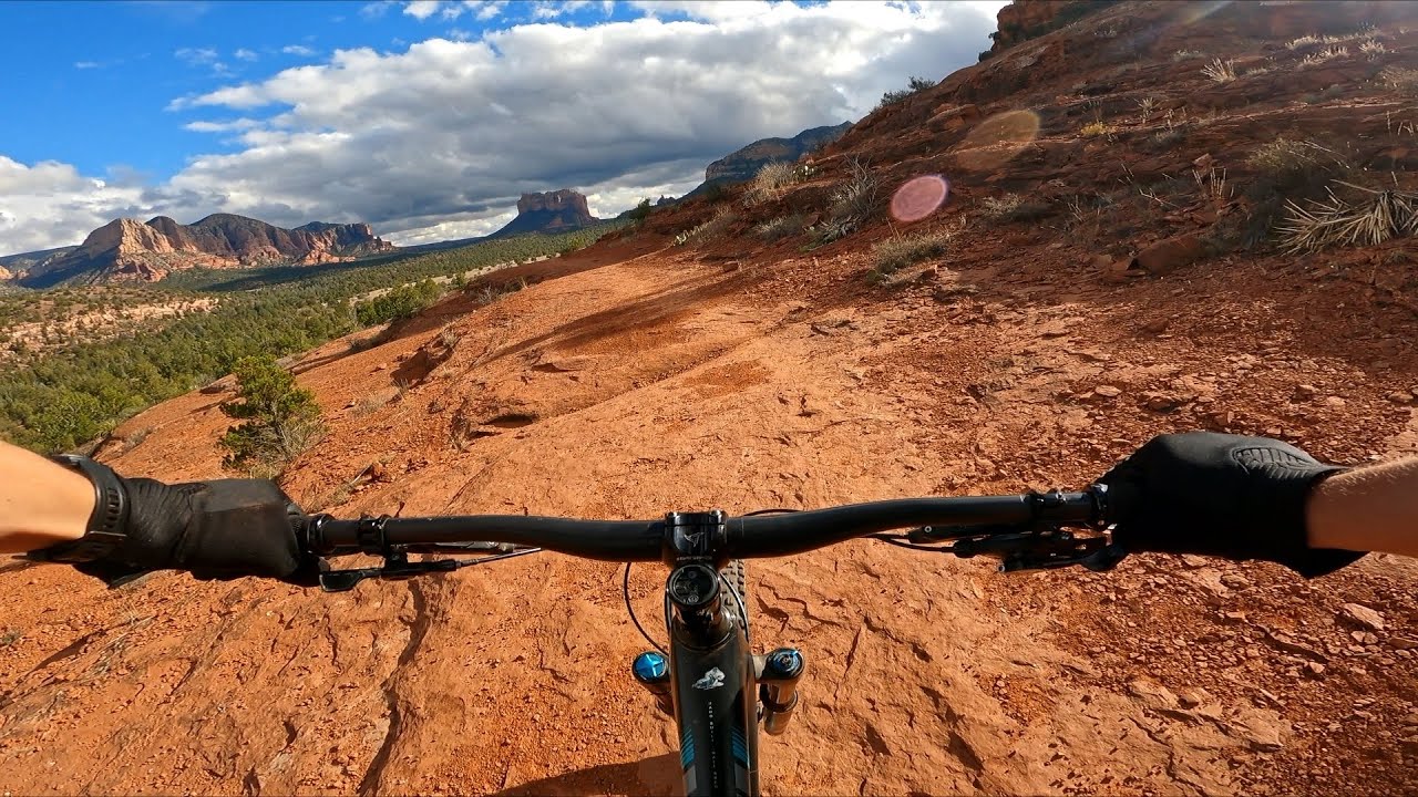 When you finish HILINE, still plenty of fun! BALDWIN & TEMPLETON trail, Sedona MTB