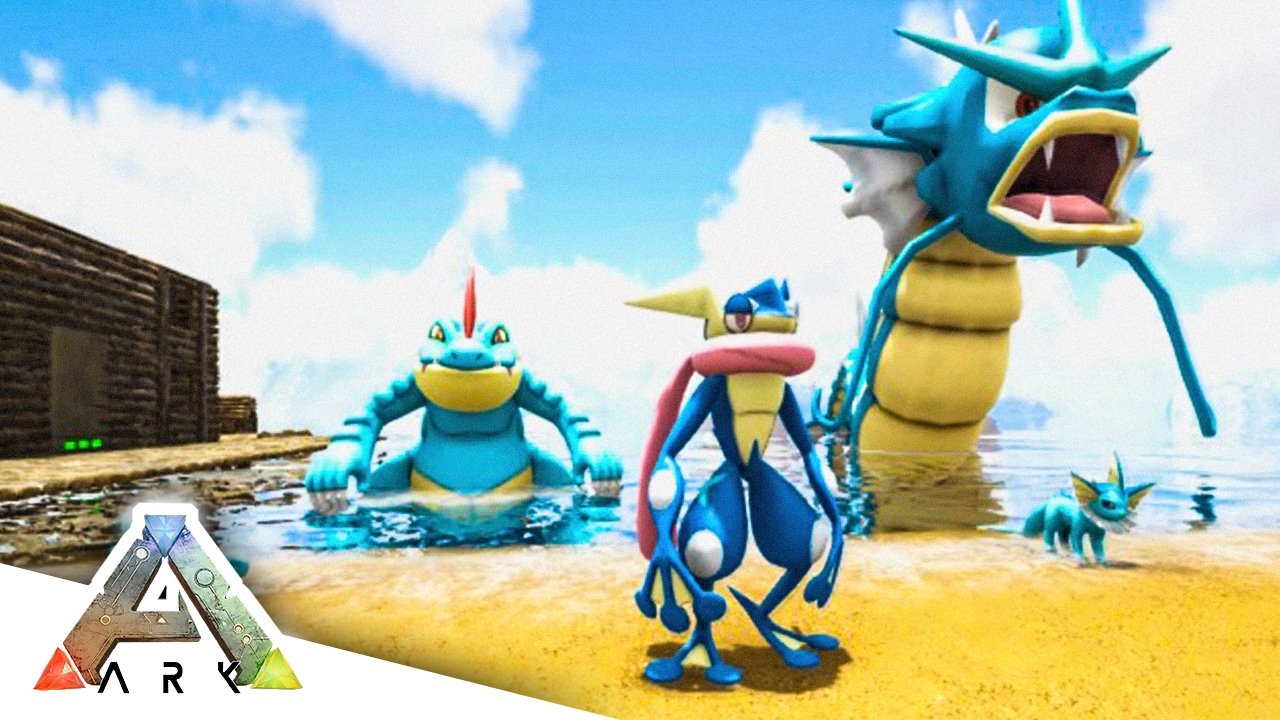 SO MANY WATER POKEMON! - ARK SURVIVAL EVOLVED POKEMON MOD #24
