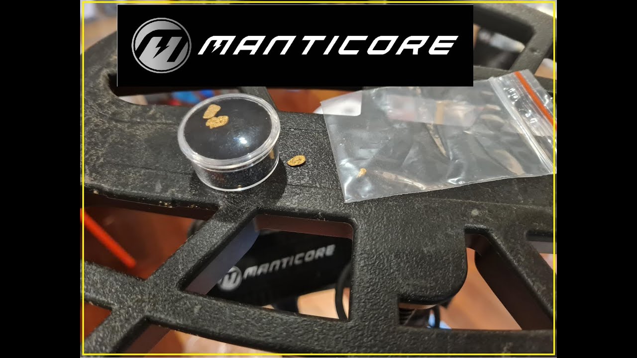 Minelab Manticore - Air Test Indoors on Native gold