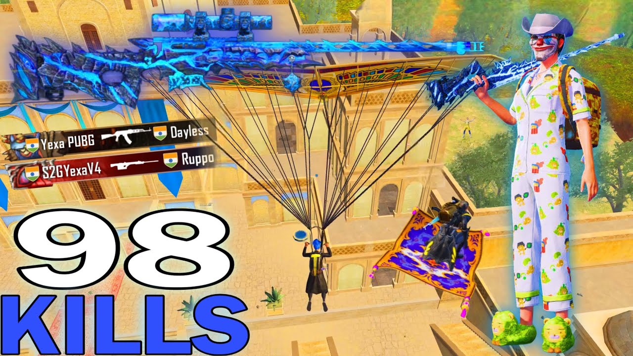 98 KILLS!🔥 IN 30 MINUTE FASTEST GAMEPLAY With FULL PYJAMAS SET 😱SAMSUNG,A7,A8,J2,J3,J4,J5,J6,J7,XS
